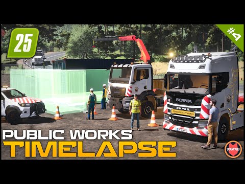 Видео: 🚧 Транспортировка и установка мобильного офиса и сарая для инструментов ⭐ FS25 Raven Valley Rolep...