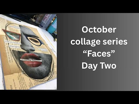 Видео: Октябрьская серия коллажей «Лица» — День 2