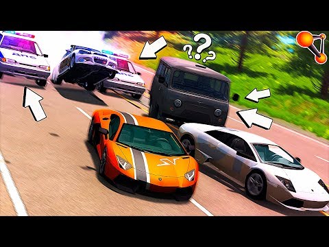 Видео: ЗОЛОТАЯ МОЛОДЕЖЬ будет НАКАЗАНА в Эпичной ПОГОНЕ | BeamNG Drive