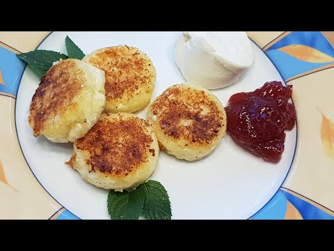 Видео: очень нежные творожники без муки и разрыхлителя/Quarkbälchen russisches Rezept ohne Mehl,Backpulver