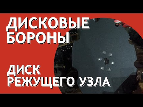 Видео: Режущий диск ромашка дисковой бороны БДМ Артайус стирается дольше