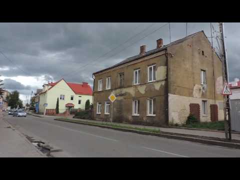 Видео: Полесск Labiau Калининградская улица от Храма до железнодорожного вокзала