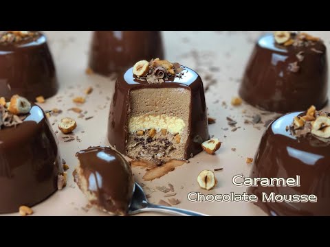 Видео: Муссовый торт Мини-карамель миндально-шоколадный / Рецепт / Boone Bake