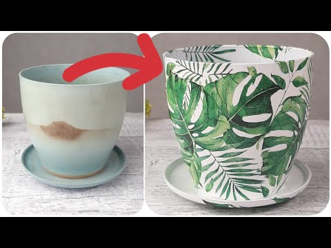Видео: Шикарная Идея Декора Старого Цветочного Горшка