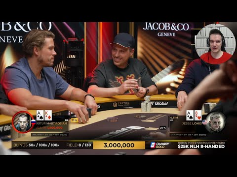 Видео: $755 000 за первое место, в турнире за $25 000. Серия Тритон, турнир № 2. Мартиросян, Фоксен.