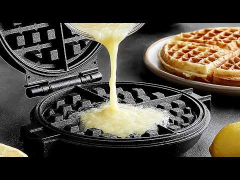 Видео: 🍋 Если вы увидите этот рецепт, вы определенно захотите купить вафельницу!
