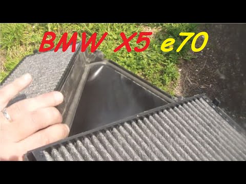 Видео: Замена салонного фильтра на BMW X5 e70