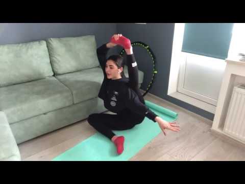 Видео: Растяжки от Анны №1. Чемпионка Мира по фигурному катанию. Команда синхронного катания «Парадиз»