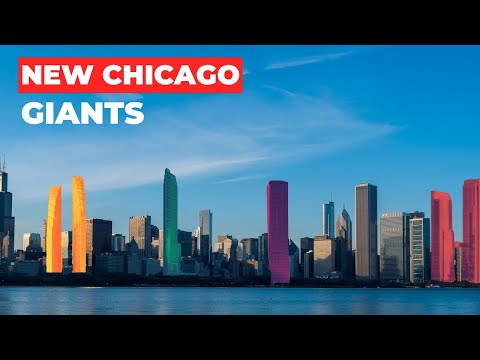 Видео: Чикаго 2024-2030: новое поколение огромных небоскребов уже на подходе