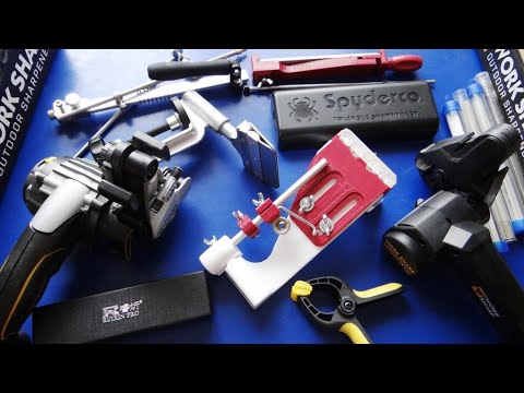 Видео: Кукую точилку ножей выбрать? Spyderco, ЖУК, Work Sharp, RUIXIN, Apex, Ganzo?