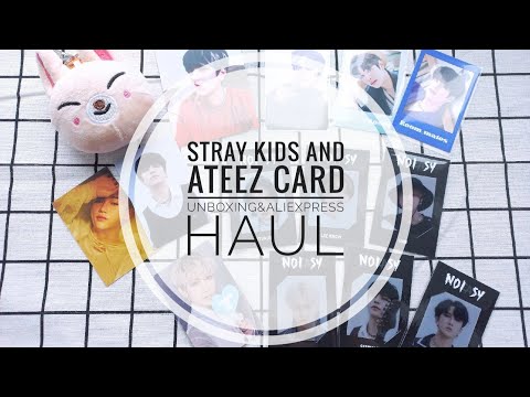 Видео: STRAY KIDS and ATEEZ card unboxing&AliExpress Haul | Распаковка карт ATEEZ и STRAY KIDS