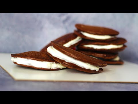 Видео: Шоколадные пп оладьи в стиле японского десерта Дораяки! Правильное питание! ПП рецепты БЕЗ САХАРА!