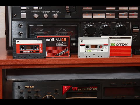 Видео: TDK D-С90(1979) и Maxell UL-46(1978) ТЕСТ