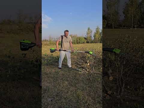 Видео: #greenworks #обзор  #tools #кусторез #сравнение #GD60PST25 #GD60PST25