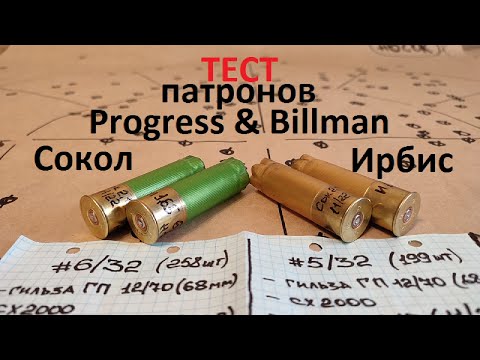 Видео: Тест патрона на вяхиря и утку. Прогресc & Billman. Сокол 11/22. Ирбис спорт 32.