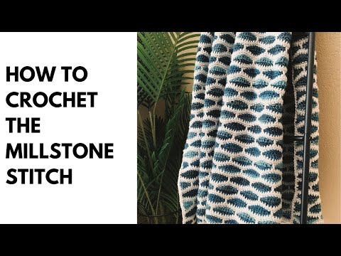 Видео: Учебное пособие по вязанию крючком узора "мельница" #вязаниекрючком #схемавязаниякрючком #вязание...