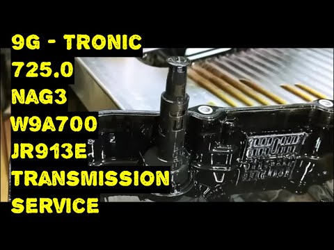 Видео: Проверка уровня рабочей жидкости трансмиссии 9G Tronic, известная как 9Speed ​​725.0 NAG3 W9A700 ...