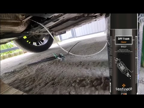 Видео: Очистка сажевого фильтра пенным очистителем. Есть ли смысл.