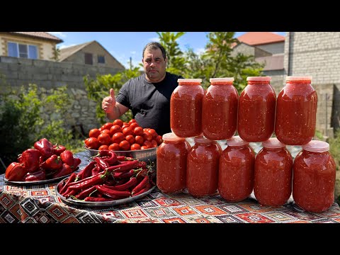 Видео: Аджика без варки. Заготовка на зиму!! Секретный Рецепт...