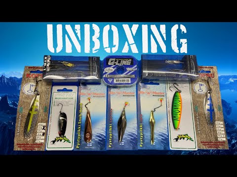 Видео: Распаковка посылки с блеснами и леской Gamakatsu по заказу Fmagazin