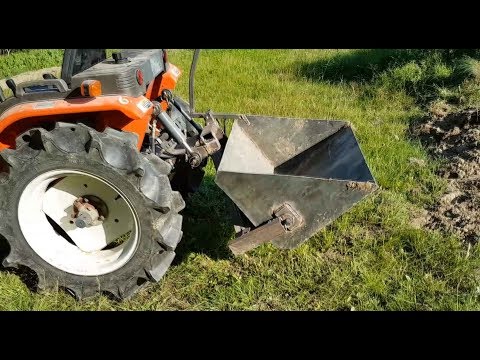 Видео: Кузовок для минитрактора Кубота