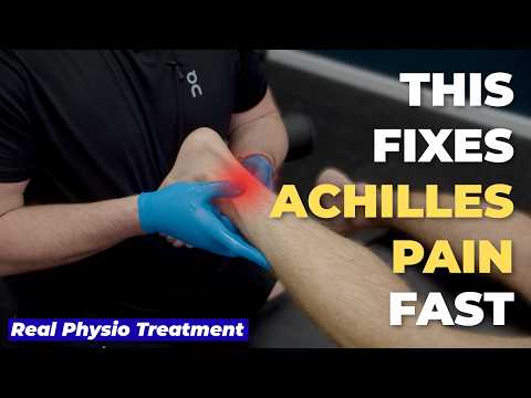 Видео: Мгновенное облегчение боли при ахиллите | Физиотерапевтическое лечение