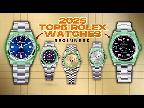 Видео: Пять лучших часов Rolex для начинающих...