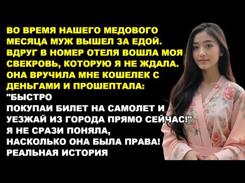 Видео: На медовом месяце свекровь протянула мне деньги, умоляя «Уезжай из города!», но когда муж вернулся..
