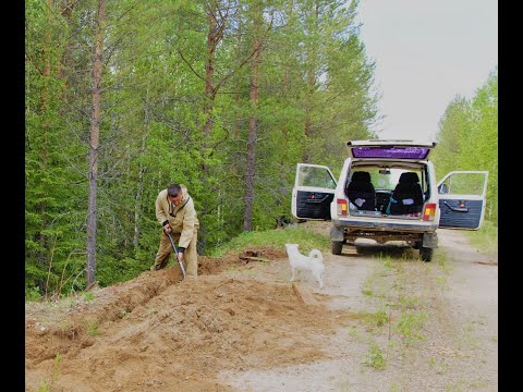 Видео: Металлокоп!!  Один в тайге! За раз все не вывезу!!! Часть первая.