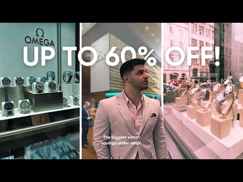 Видео: 10 роскошных часов ТЕПЕРЬ СО СКИДКОЙ ДО 64% от Omega до Rolex!