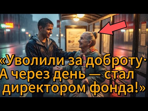 Видео: Его Уволили За То, Что Он Помог Старушке Бесплатно… Но Спустя Сутки Он Узнаёт, Что Она Миллионерша