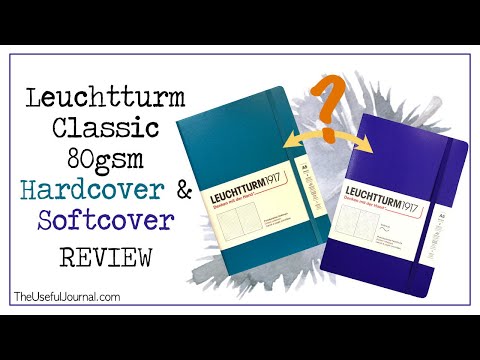 Видео: Что лучше? Обзор журналов в твердом и мягком переплете Leuchtturm1917