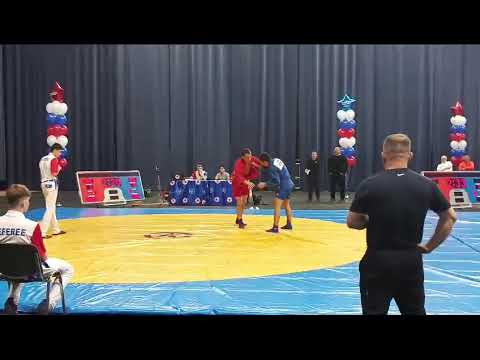 Видео: САМБО .Гриднев Илья.красная курточка.супер победа.