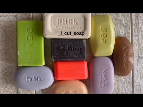 Видео: Asmr cutting dry soap/soap carving/relax video/резка сухого мыла