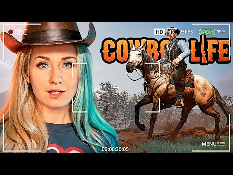 Видео: Короче, я стала ковбоем и пытаюсь выжить на ранчо // Cowboy Life Simulator