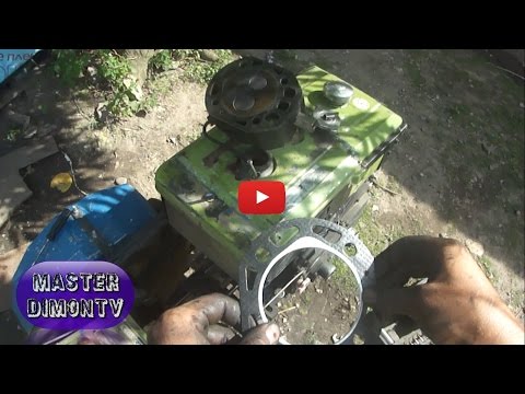 Видео: Заміна прокладки Головки Циліндра двигуна Мотоблока!!+Регулювання клапанів!
