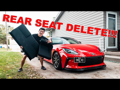 Видео: 22+ GR86/BRZ Удалить заднее сиденье
