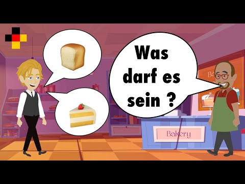Видео: Учи немецкий язык | Покупка хлеба в булочной | Простой диалог с субтитрами