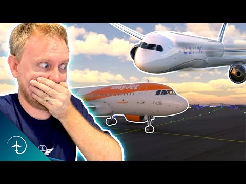 Видео: Easyjet A320 приказывает United Boeing 787 уйти на второй круг! | Серьёзный инцидент с самолётом