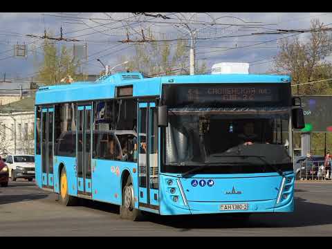 Видео: информатор автобусного маршрута №11 Смоленская площадь - СШ №24