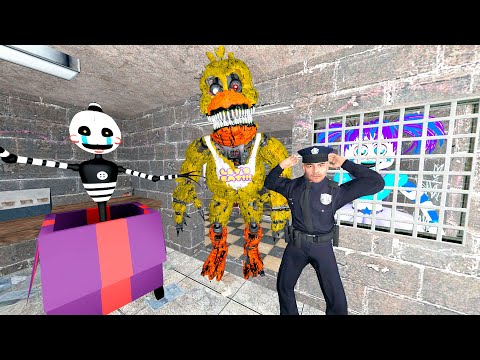 Видео: АНИМАТРОНИКИ ПУГАЮТ ОХРАННИКА В ЗАБРОШЕННОЙ ПИЦЦЕРИИ FNAF COOP #2 ► Garry's Mod
