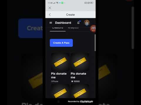 Видео: как сделать пассы в pls donate