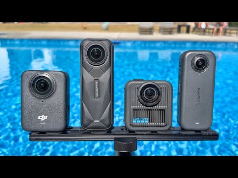 Видео: DJI Osmo 360 против Insta360 X5 против GoPro MAX2 против Akaso 360