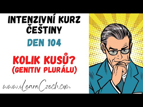 Видео: Курс чешского 104: Как много штук? (родительный падеж множественного числа)