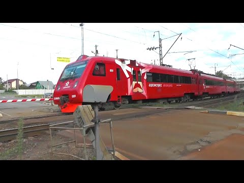 Видео: ЖД переезды Москвы и Подмосковья Часть 11