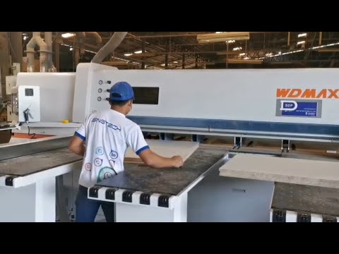 Видео: Пильный центр с ЧПУ WDMAX 828C в работе🔥