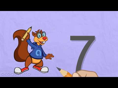 Видео: Число и цифра 7 - Математика 1 клас | academico