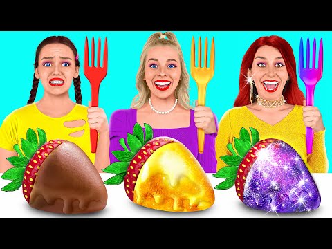 Видео: Бедная vs Богатая vs Ультра богатая еда Челлендж #4 от Multi DO Challenge