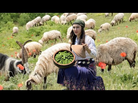 Видео: Кочевая жизнь ИРАНА! Приготовление блюда под названием Долме в горной деревне