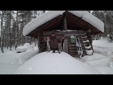 Видео: ОХОТА И РЫБАЛКА В ТАЙГЕ / Охота на куницу капканами / Жерлицы на налима и щук / Таежный быт  Часть 2